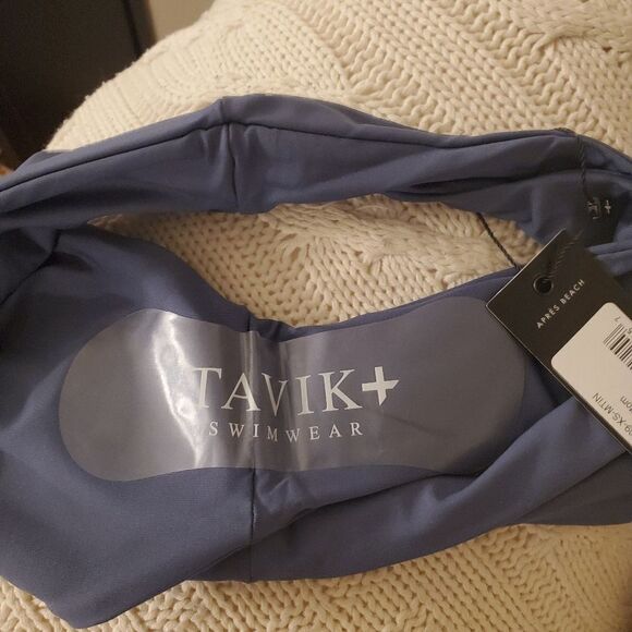 Tavik Ali Hipster Full Coverage Bikini Bottoms size XS in Muted Indigo - Picture 9 of 11